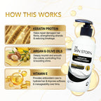 The Skin Story Sulphate Free Keratin Conditioner For Coloured Dry Frizzy Damaged Hair With Vitamin E | Grocsy