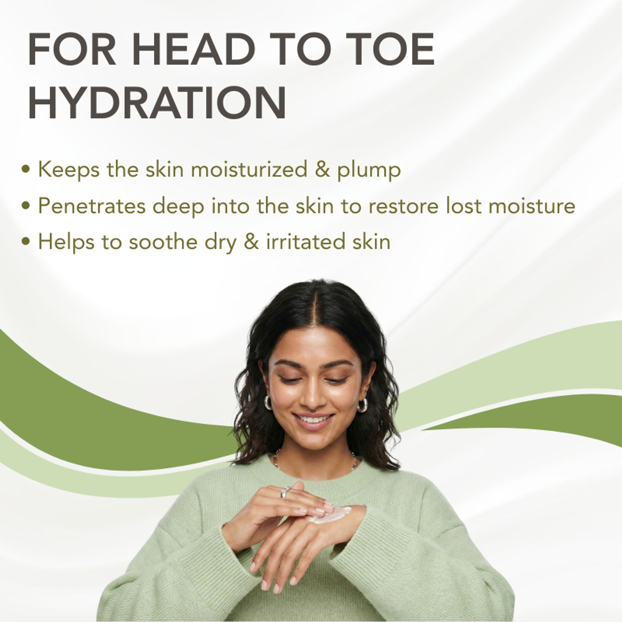 The Skin Story Avocado Moisturizing & Brightening Body Lotion For Dry Skin - Shea Butter Niacinamide | Grocsy