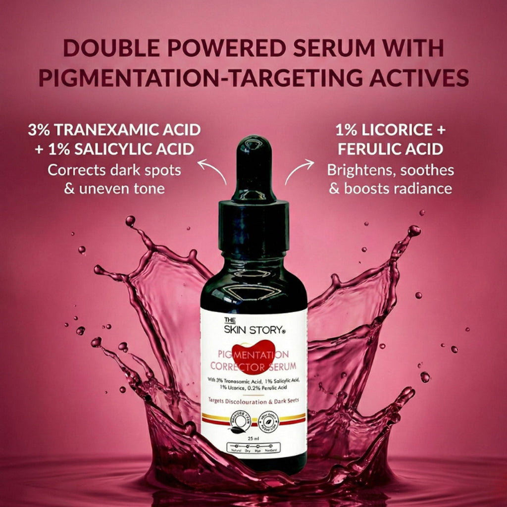 The Skin Story Anti Pigmentation Face Serum For Brighter Skin, Dark Spots, Niacinamide Alpha Arbutin | Grocsy