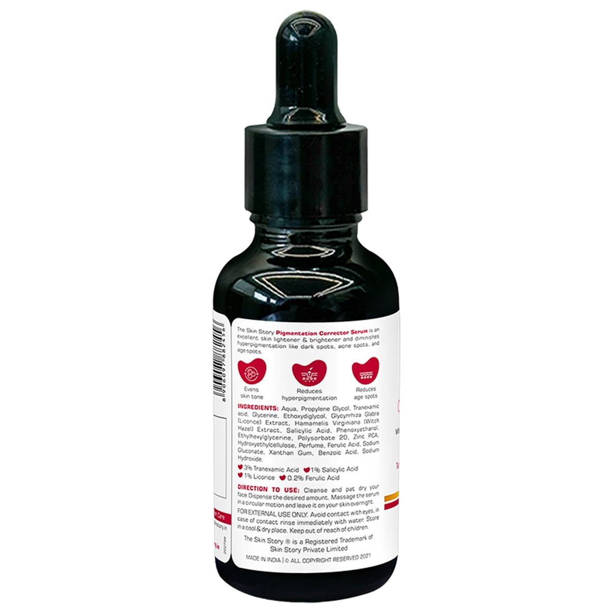 The Skin Story Anti Pigmentation Face Serum For Brighter Skin, Dark Spots, Niacinamide Alpha Arbutin | Grocsy