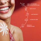 The Skin Story Beetroot Glowing Skin Face Sunscreen SPF 30 PA++ For Sun Tan Dark Spots Pigmentation | Grocsy