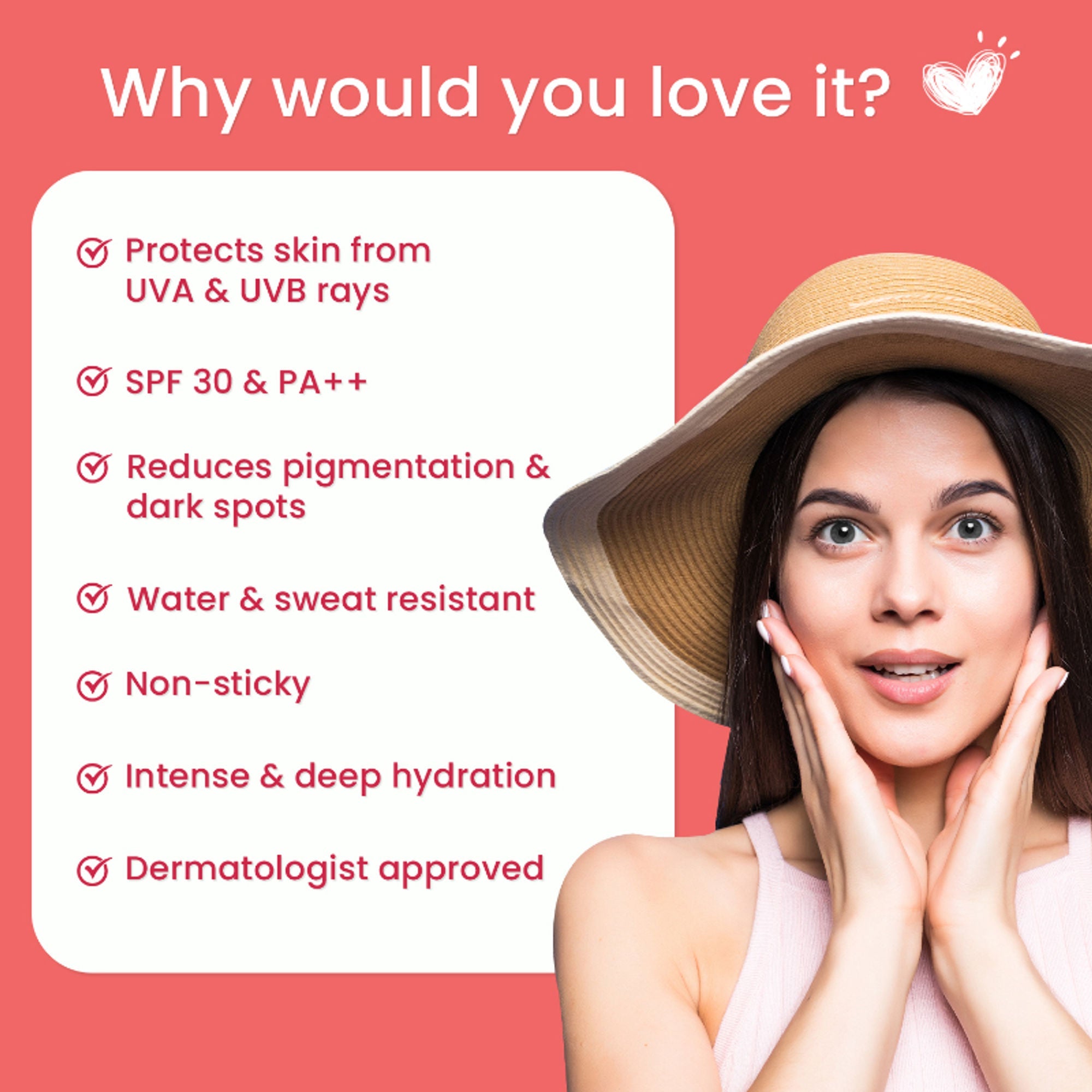 The Skin Story Beetroot Glowing Skin Face Sunscreen SPF 30 PA++ For Sun Tan Dark Spots Pigmentation | Grocsy