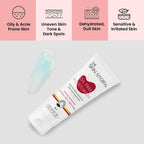 The Skin Story Oil Free Face Moisturizer For Oily Acne Prone Skin Hydrates Adds Glow - Niacinamide | Grocsy