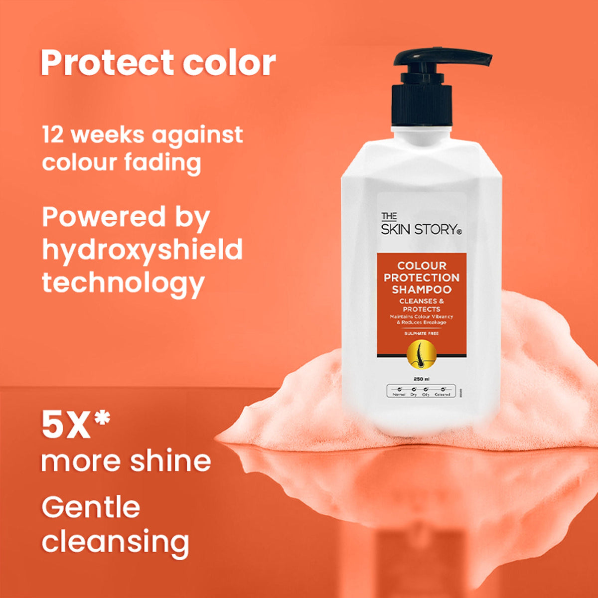 The Skin Story Colour Protection Shampoo For Vibrant Soft Shiny Hair | Grocsy