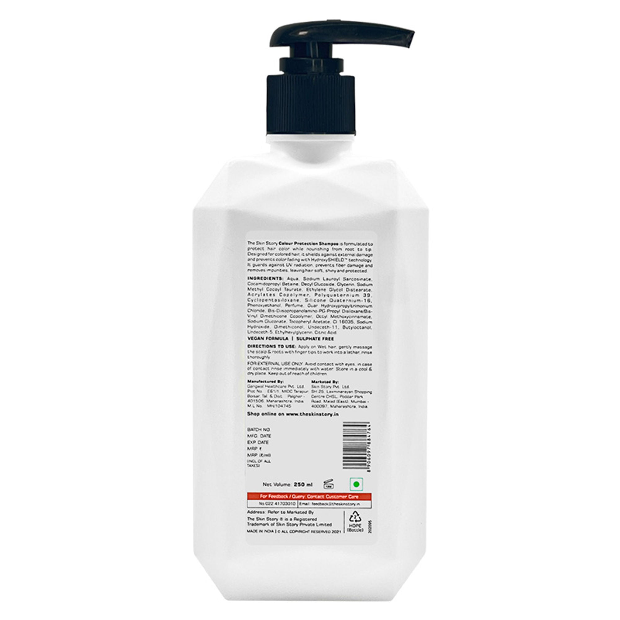 The Skin Story Colour Protection Shampoo For Vibrant Soft Shiny Hair | Grocsy
