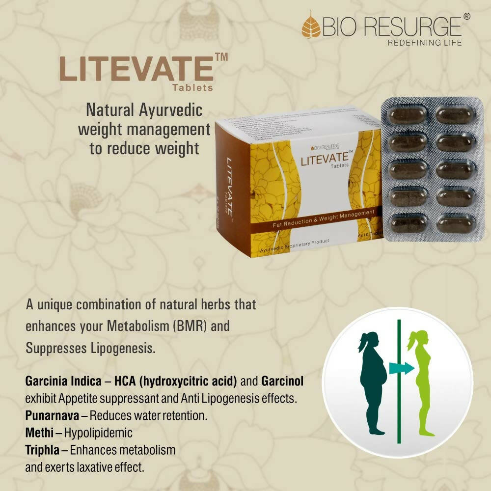 Bio Resurge Life Litevate Tablets | Grocsy
