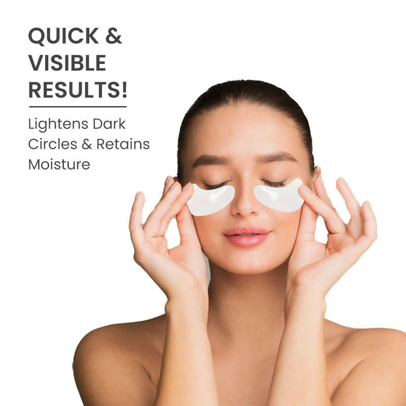 Professional O3+ Hydro Peptide Hydrogel Eye Patch Mask With Collagen & Hyaluronic Acid For Dark Circles | Grocsy
