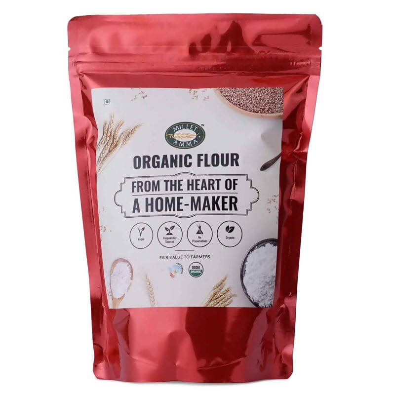 Millet Amma Organic Brown Rice Flour (Sona Masoori) | Grocsy