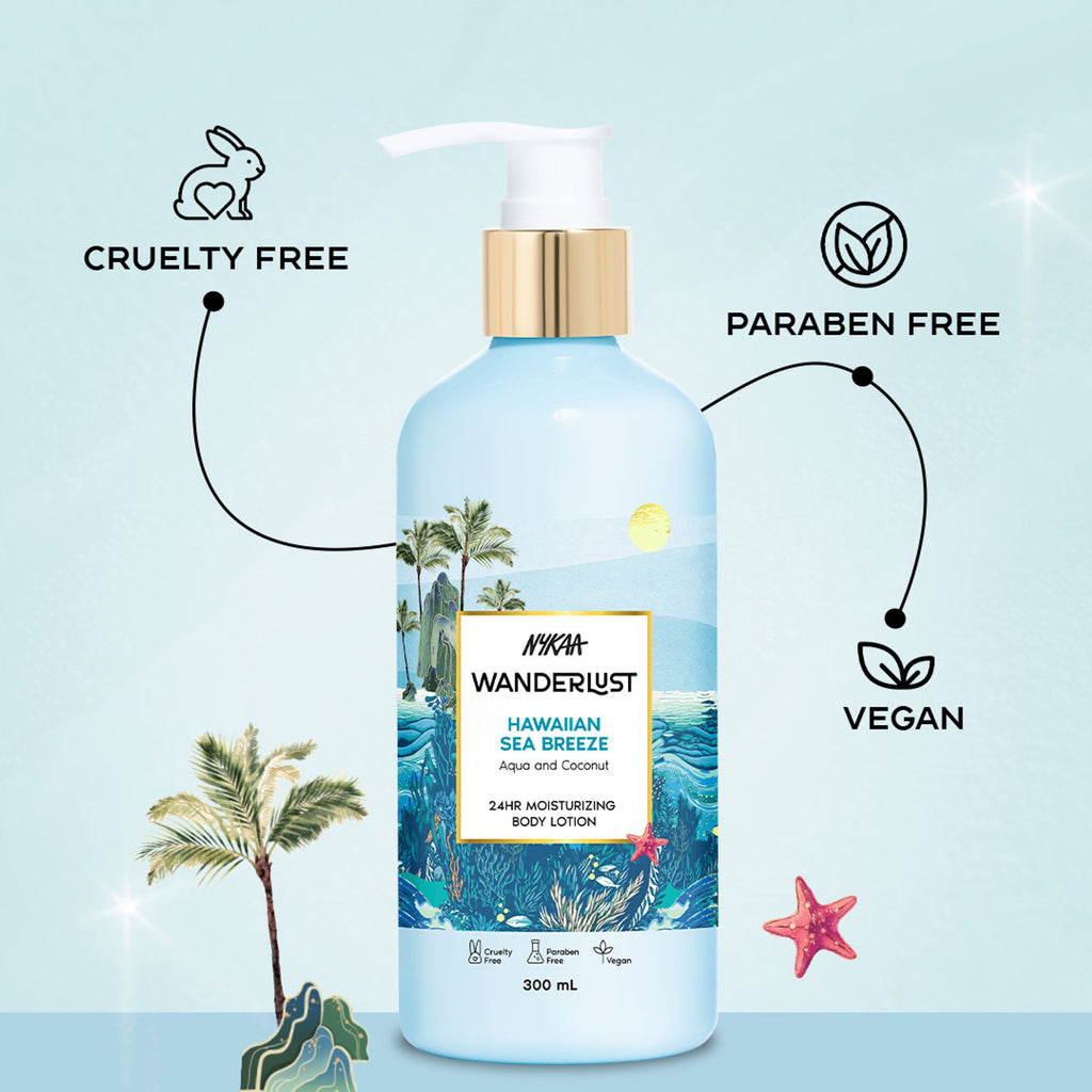 Wanderlust Moisturizing Body Lotion - Hawaiian Sea Breeze | Grocsy