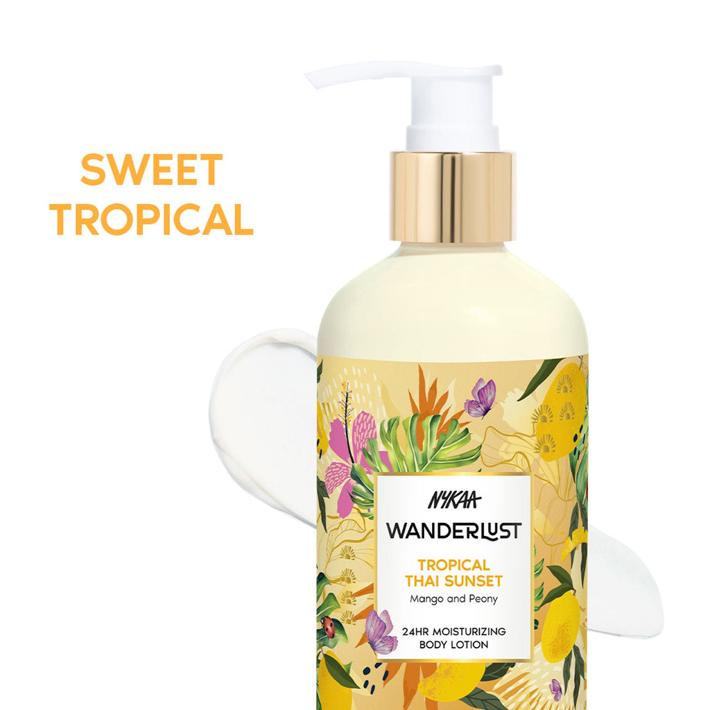 Wanderlust Moisturizing Body Lotion - Tropical Thai Sunset | Grocsy