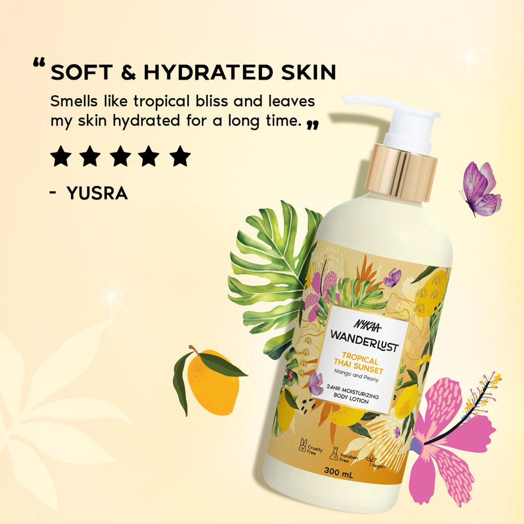 Wanderlust Moisturizing Body Lotion - Tropical Thai Sunset | Grocsy