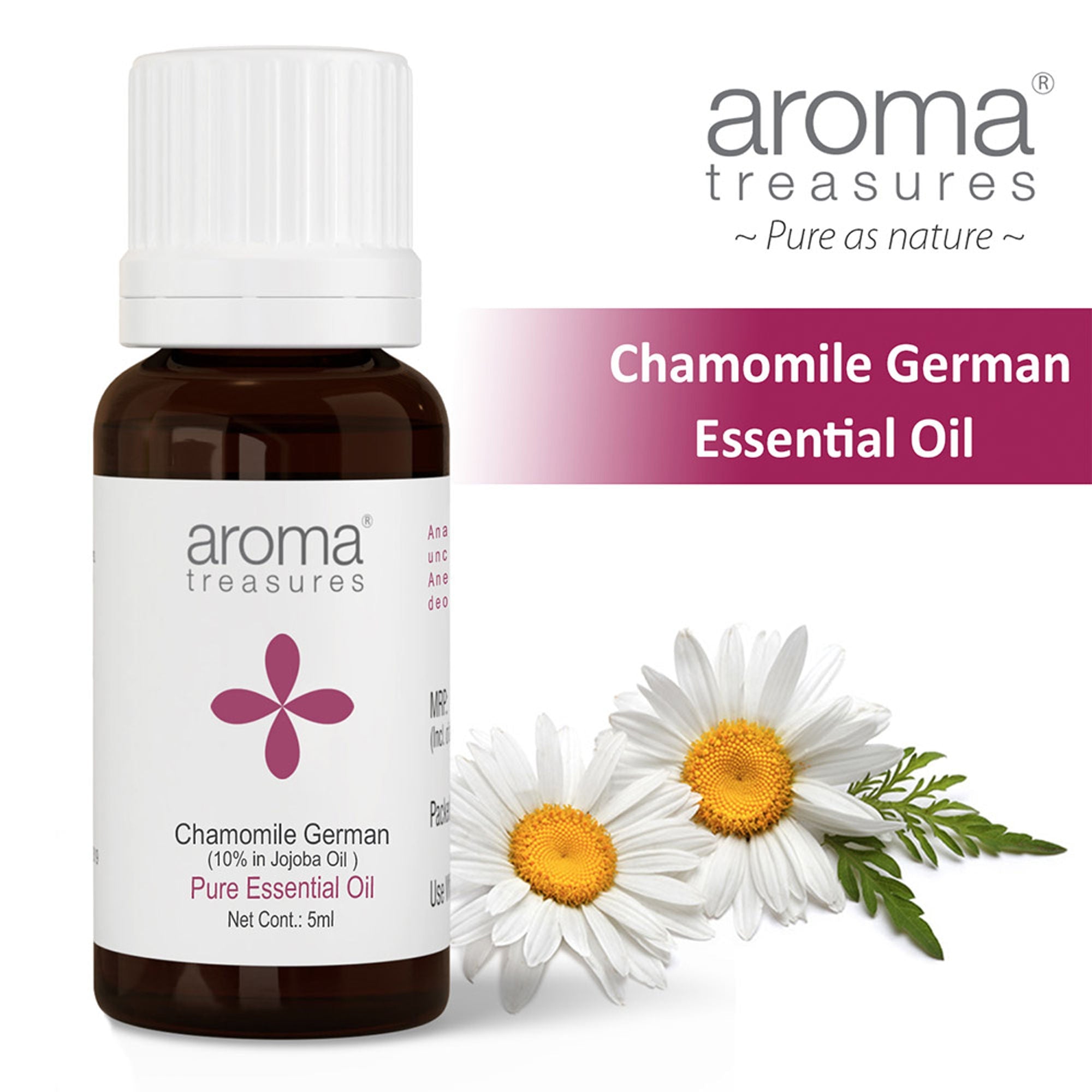 Aroma Treasures Chamomile German Pure Essential Oil | Grocsy