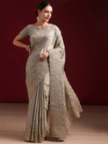 kasee Embellished Embroidered Pure Silk Saree | Grocsy