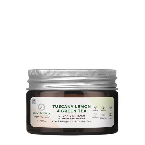 Juicy Chemistry Tuscany Lemon & Green Tea Lip Balm | Grocsy