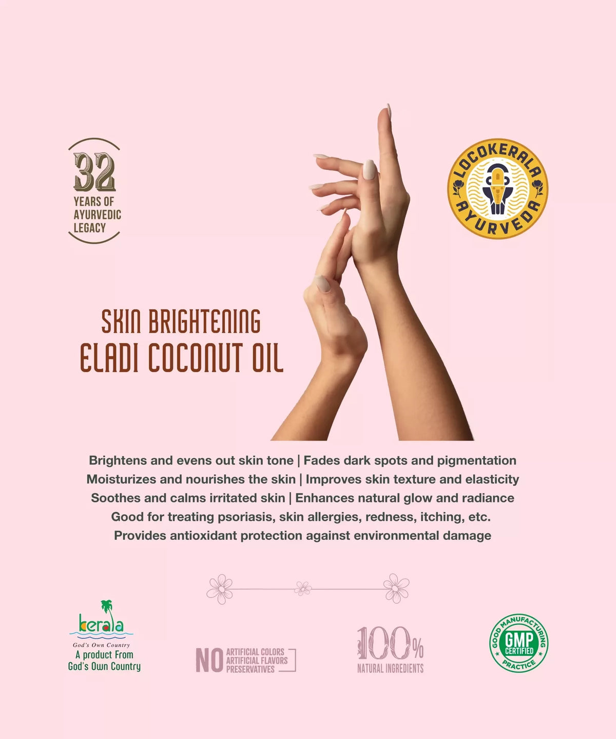 LocoKerala Eladi Coconut Oil – Your Path to Luminous Skin | Grocsy