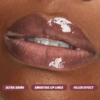 Huda Beauty Icy Nude Faux Filler Lip Gloss - She Fire | Grocsy