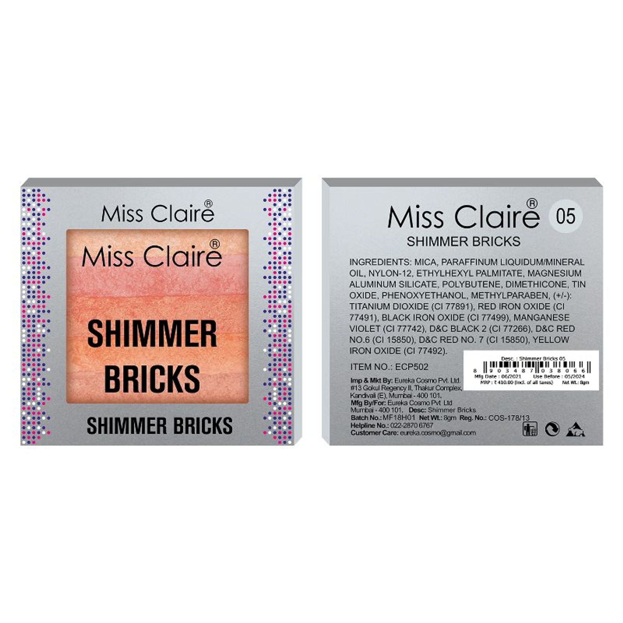 Miss Claire Shimmer Brick - 05 | Grocsy