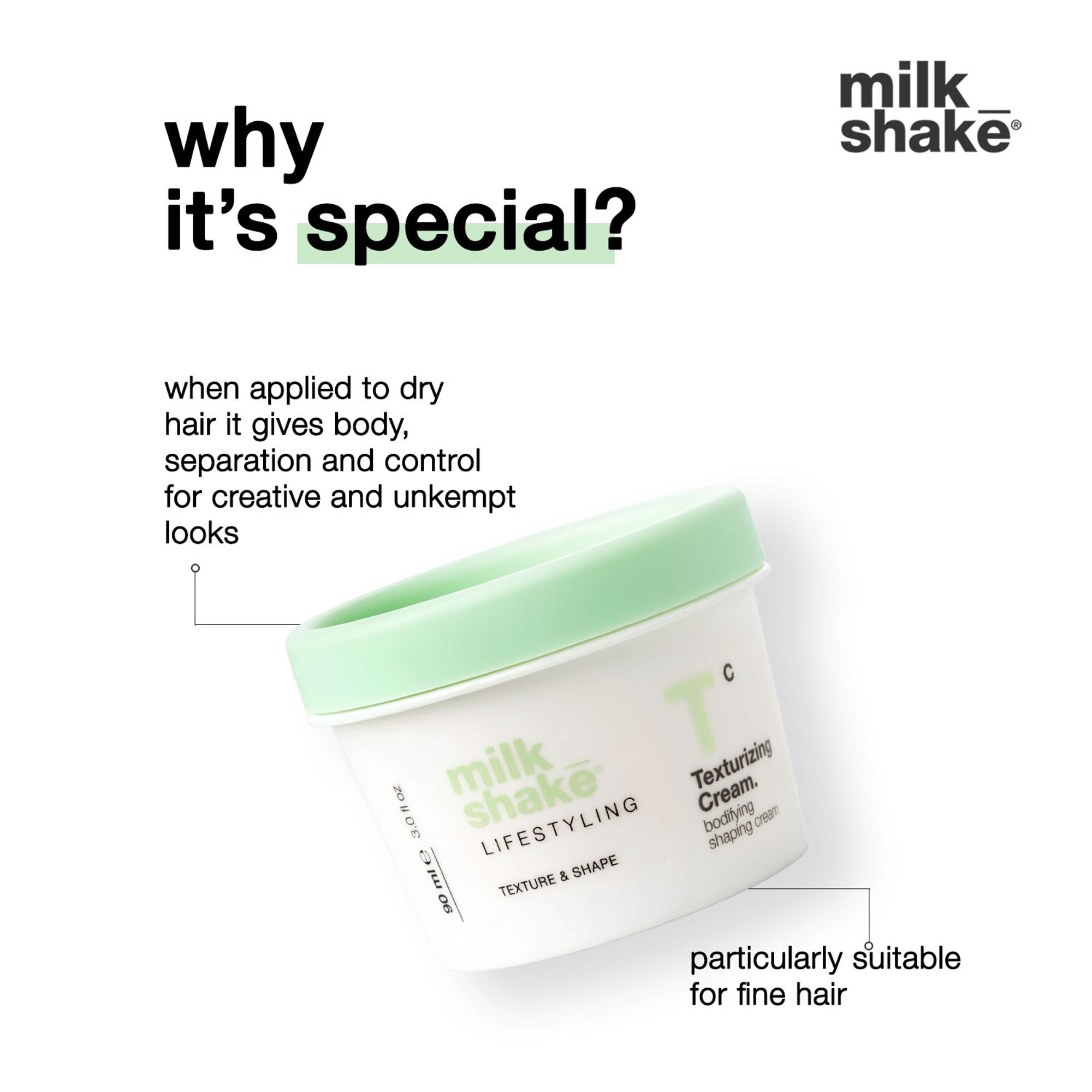Milkshake Lifestyling Texturizing Cream | Grocsy