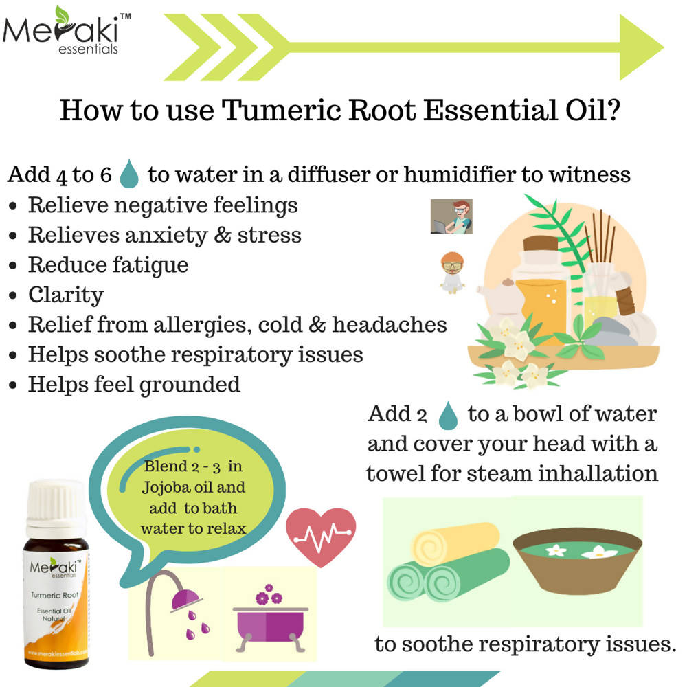 Meraki Essentials Turmeric Root Essential Oil | Grocsy