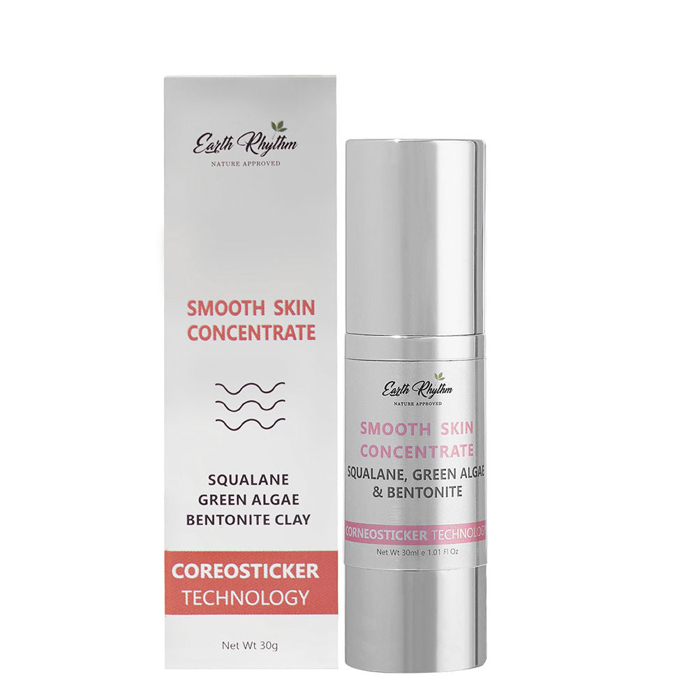 Earth Rhythm Smooth Skin Concentrate Squalane Green Algae Bentonite Clay | Grocsy