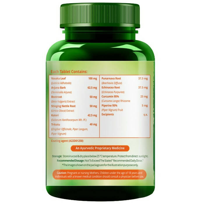 Himalayan Organics Plant Based Lung Detox Tablets | Grocsy
