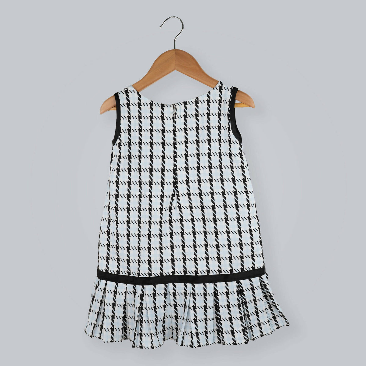 Pink Cow Fashions Box Print Dress With Bow | Grocsy