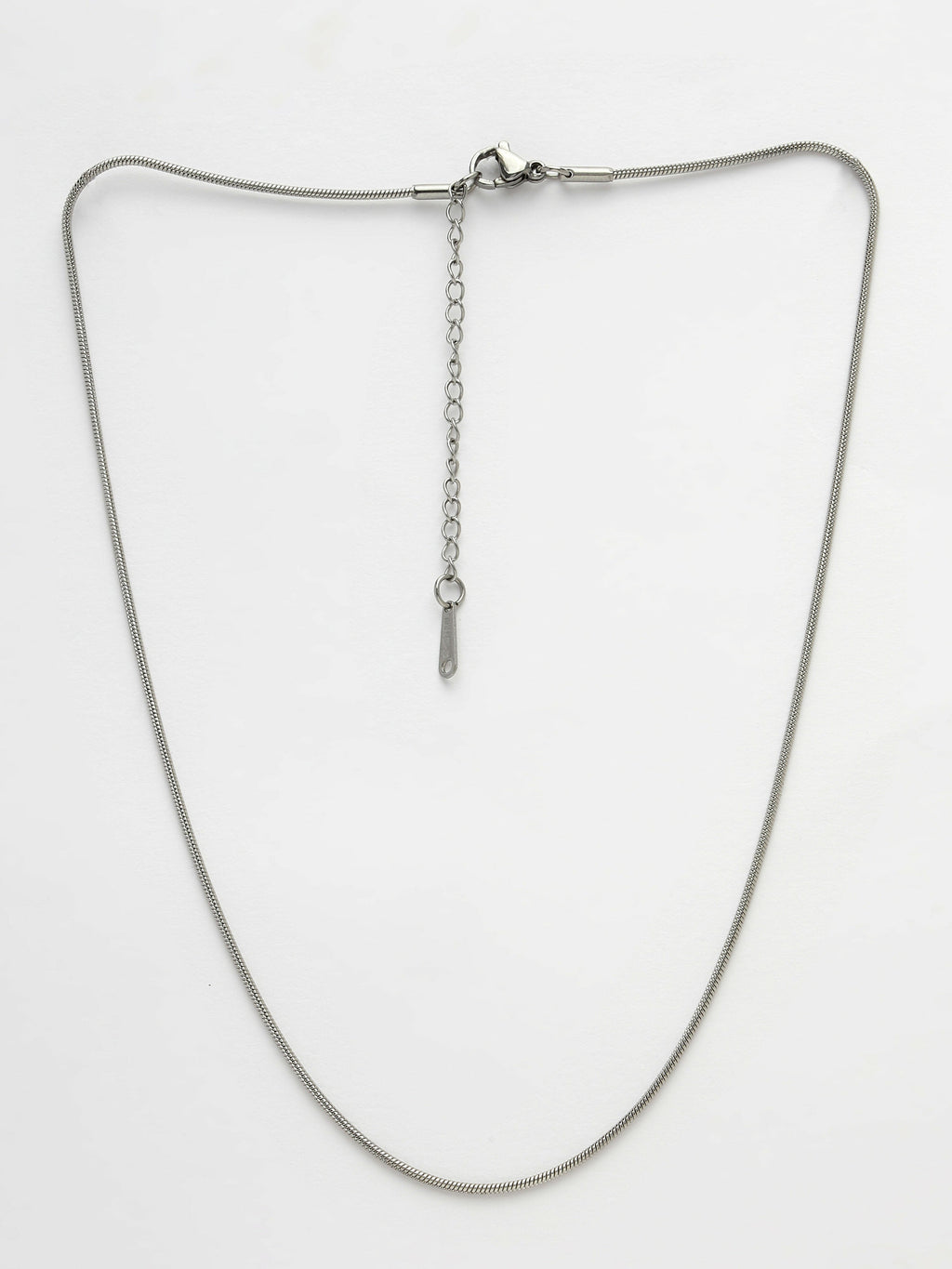 NVR Women's Set of 3 Silver-Toned German Silver Oxidised Chain | Grocsy
