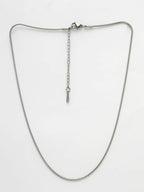 NVR Women's Set of 3 Silver-Toned German Silver Oxidised Chain | Grocsy