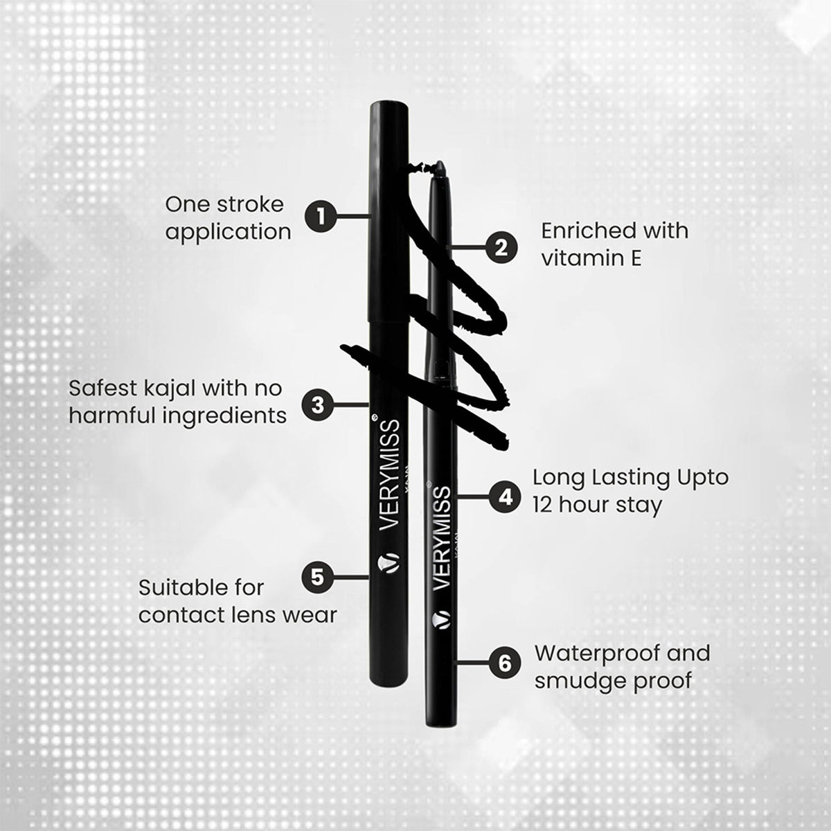VERYMISS Intense Black Kajal | Grocsy