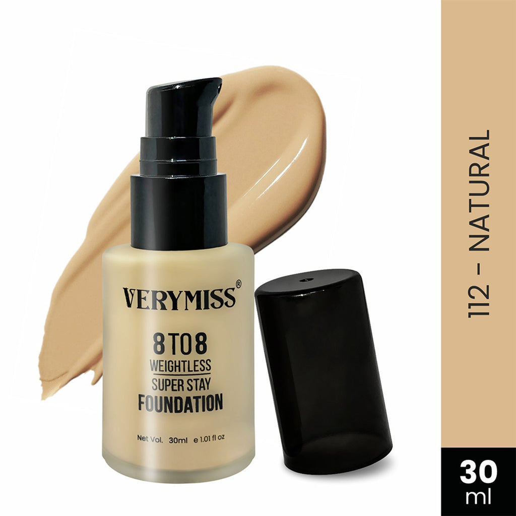 VERYMISS 8 To 8 Weightless Super Stay Foundation - 112 Natural | Grocsy