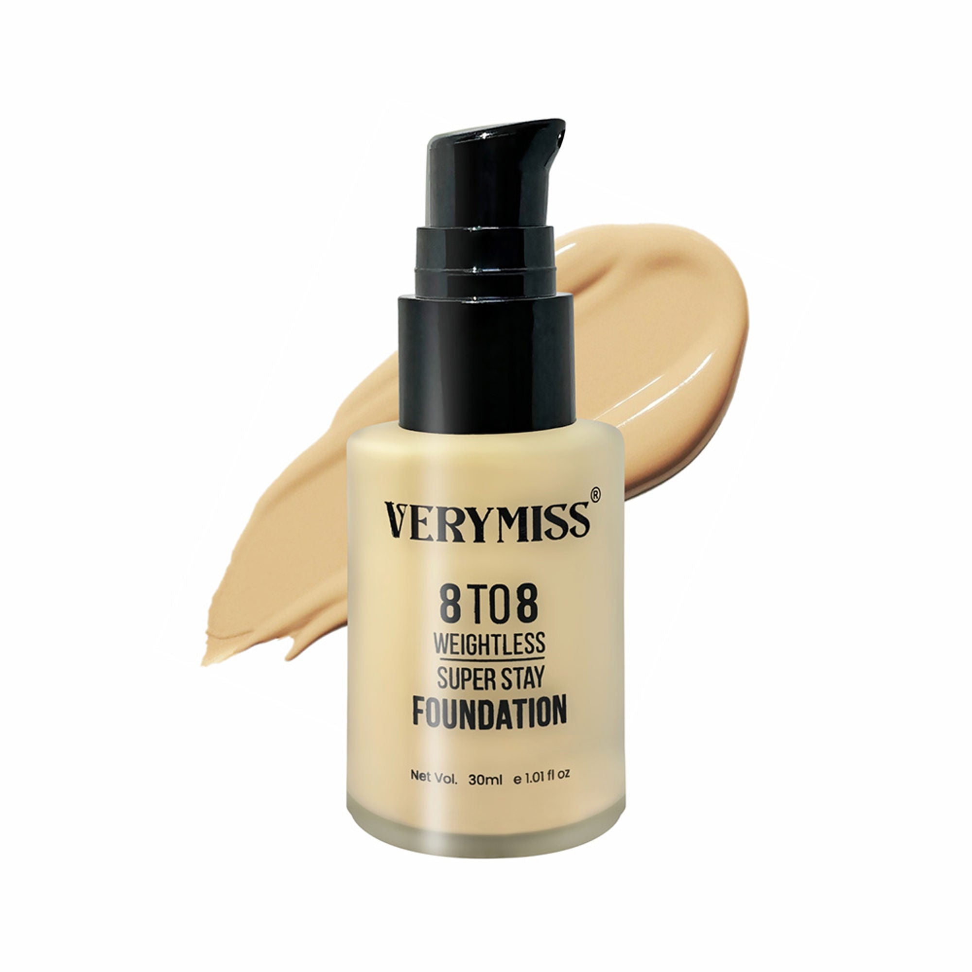 VERYMISS 8 To 8 Weightless Super Stay Foundation - 111 Ivory | Grocsy