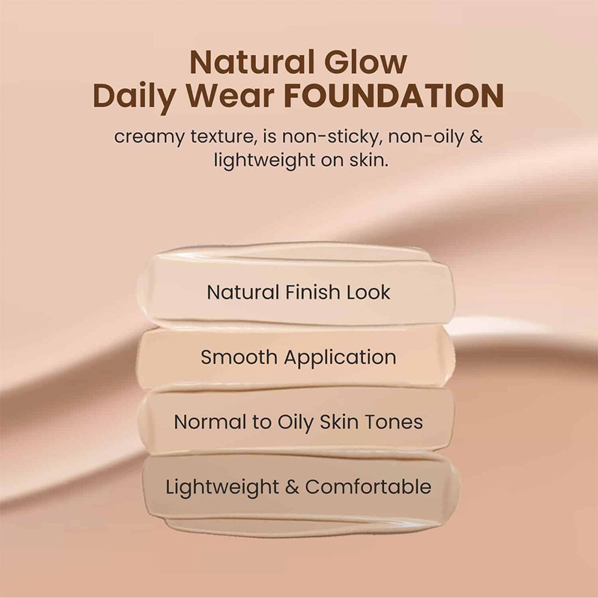 VERYMISS Natural Glow Daily Wear Foundation - 02 Light Beige | Grocsy