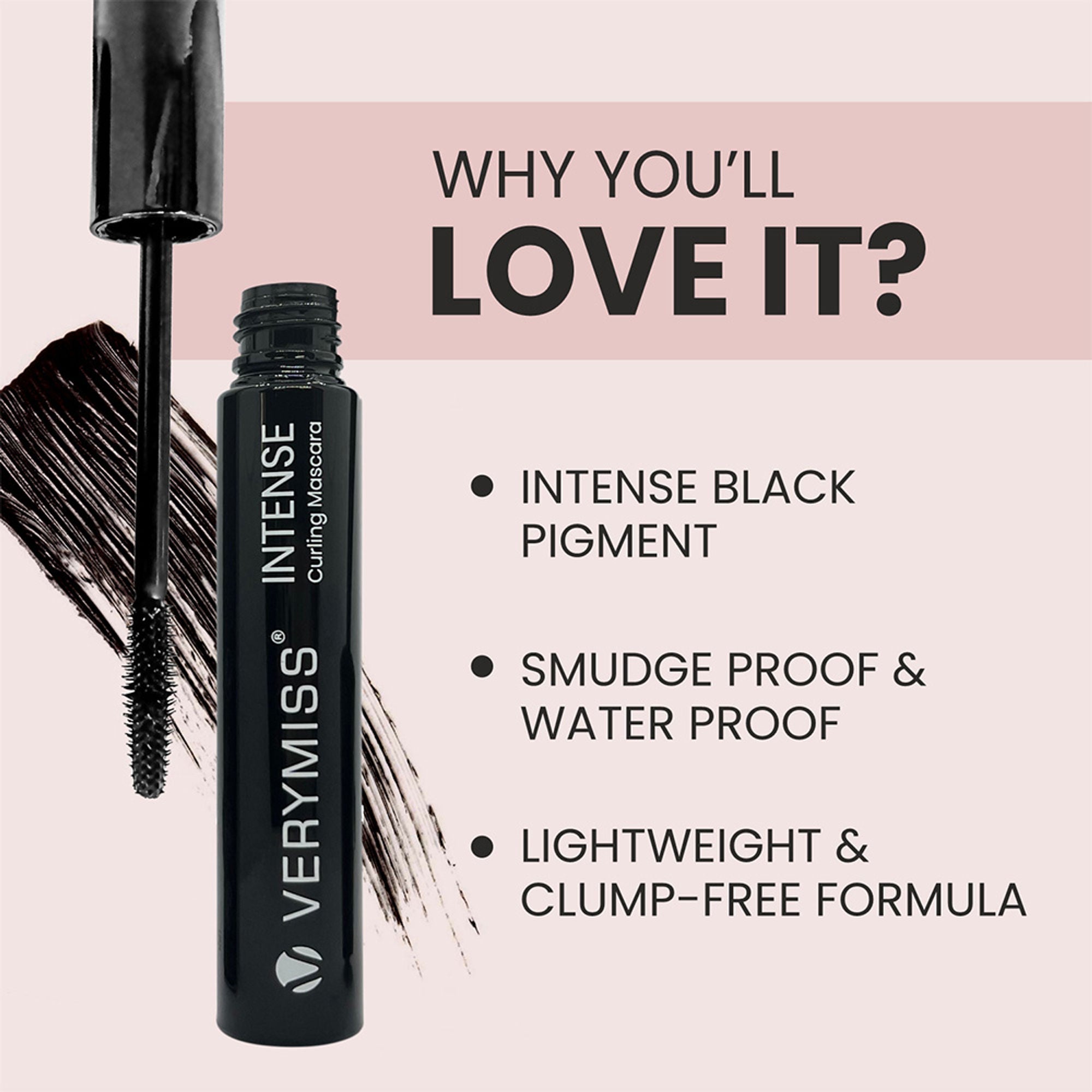 VERYMISS Waterproof Pen Eyeliner + Mascara Combo Set | Grocsy