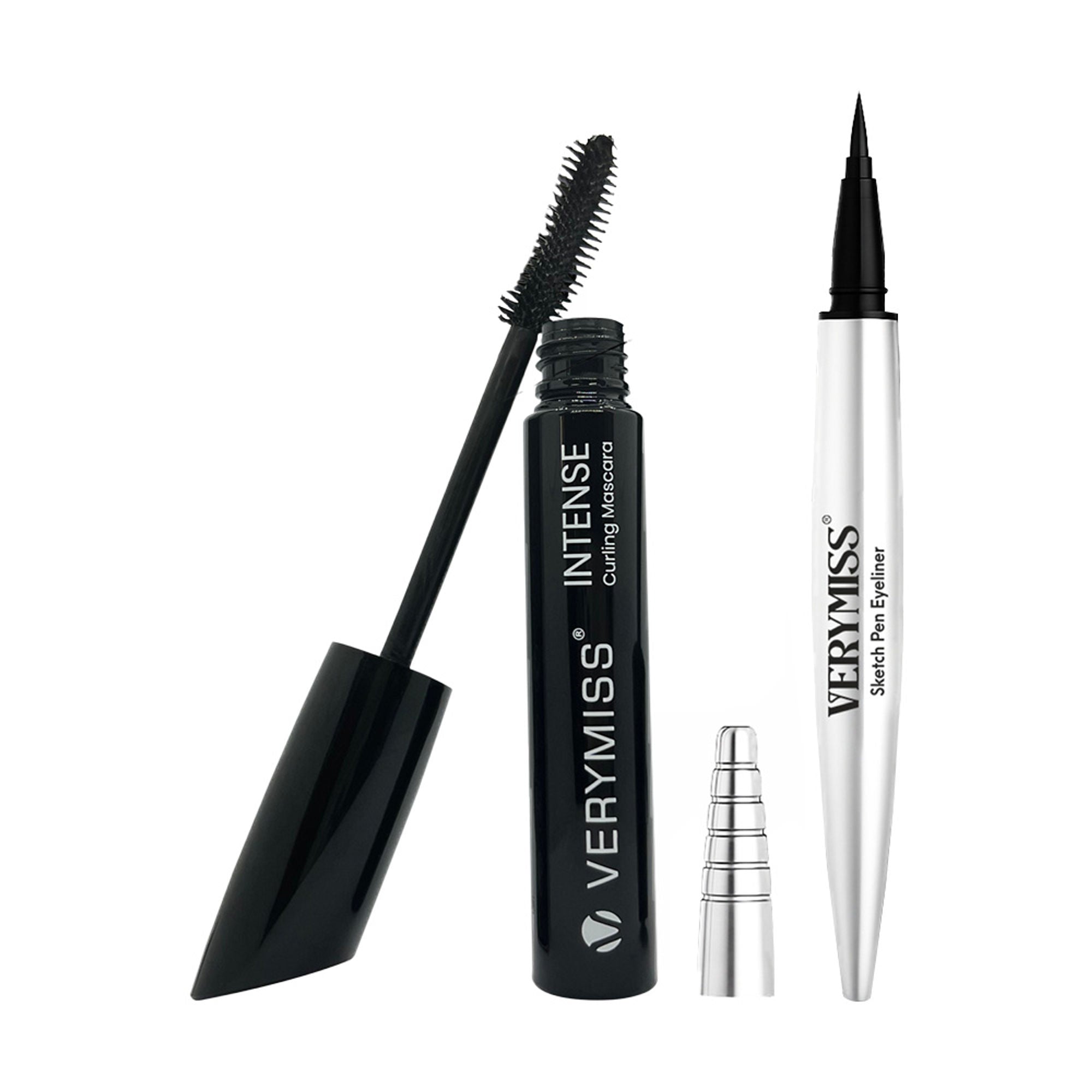 VERYMISS Waterproof Pen Eyeliner + Mascara Combo Set | Grocsy