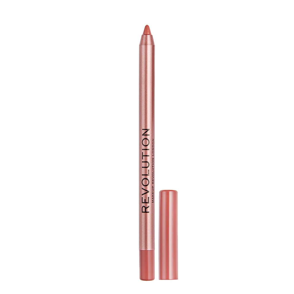 Makeup Revolution Satin Kiss Lip Liner - Chauffeur Nude | Grocsy