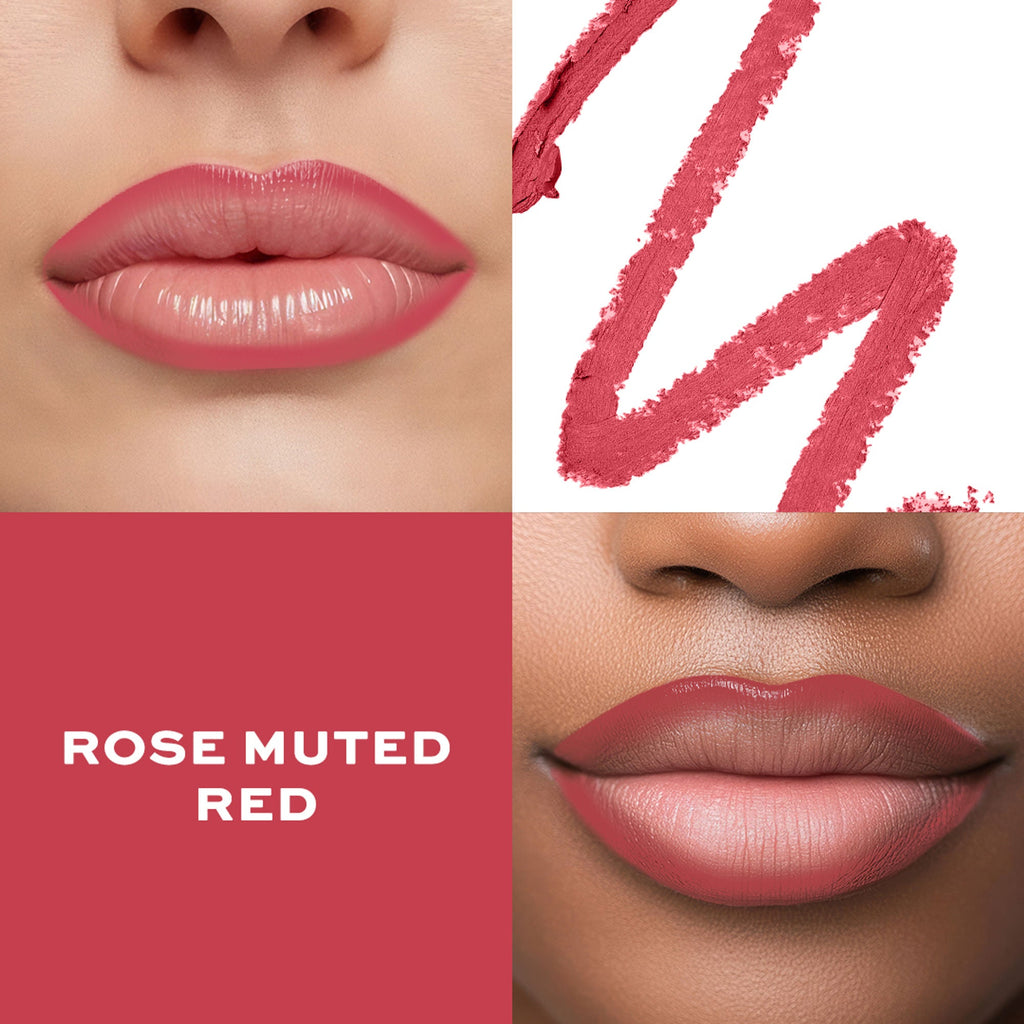 Makeup Revolution Satin Kiss Lip Liner - Muted Red | Grocsy