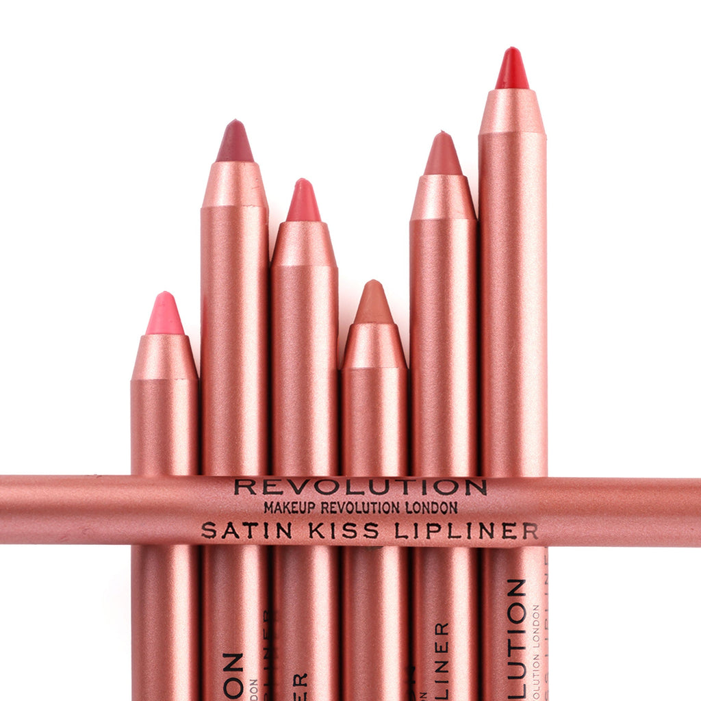 Makeup Revolution Satin Kiss Lip Liner - Fling Deep Nude | Grocsy