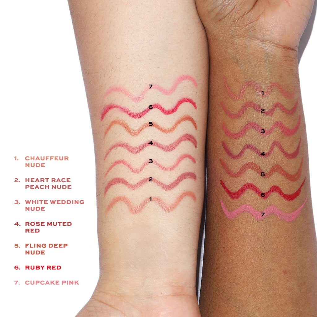 Makeup Revolution Satin Kiss Lip Liner - Fling Deep Nude | Grocsy