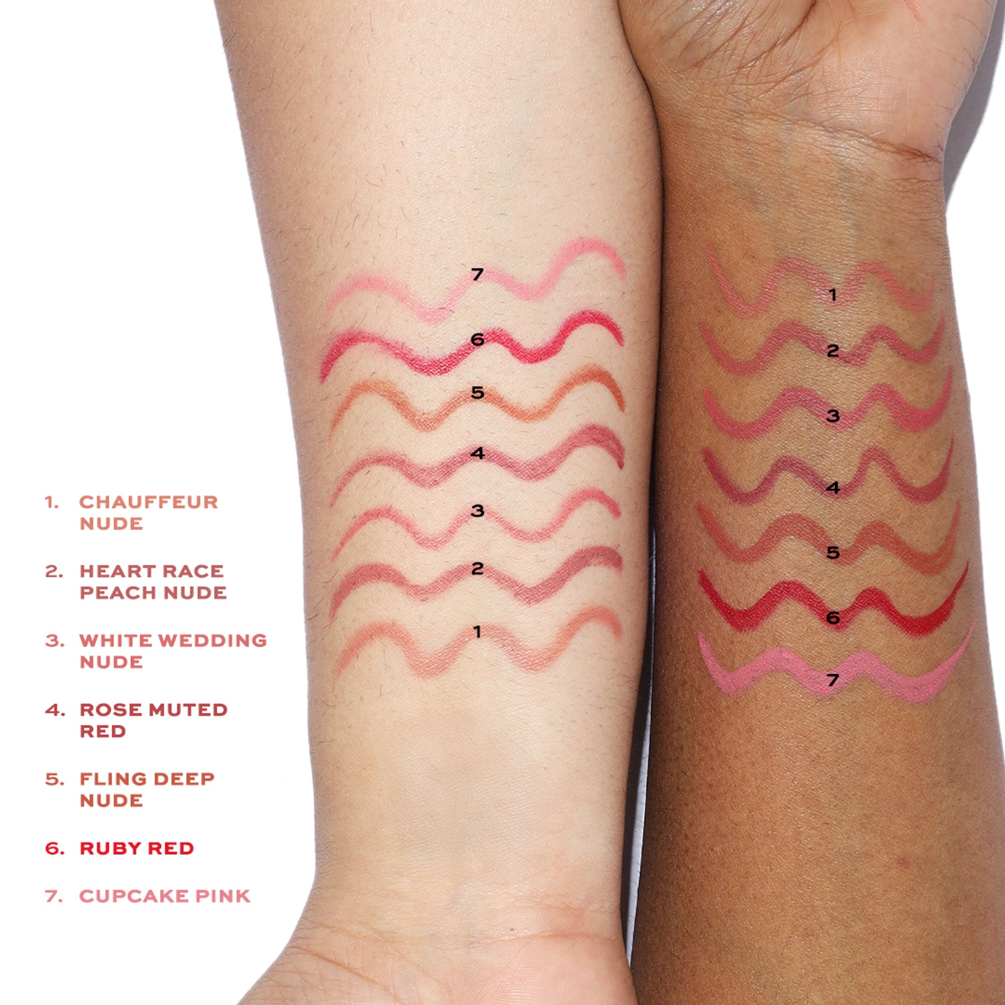 Makeup Revolution Satin Kiss Lip Liner - Fling Deep Nude | Grocsy