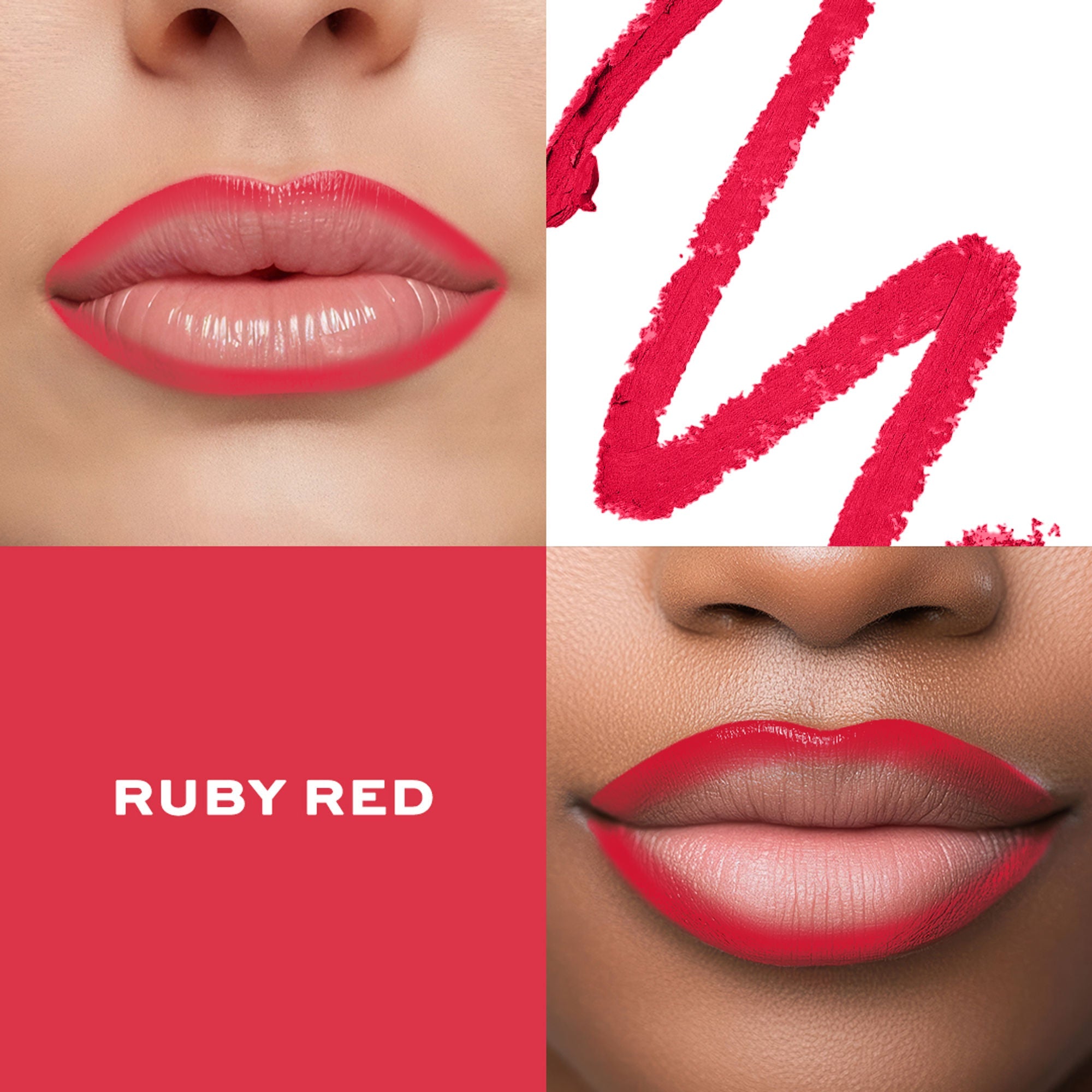 Makeup Revolution Satin Kiss Lip Liner - Ruby Red | Grocsy