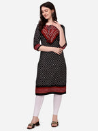 HERE&NOW Bandhani Printed Kurta | Grocsy