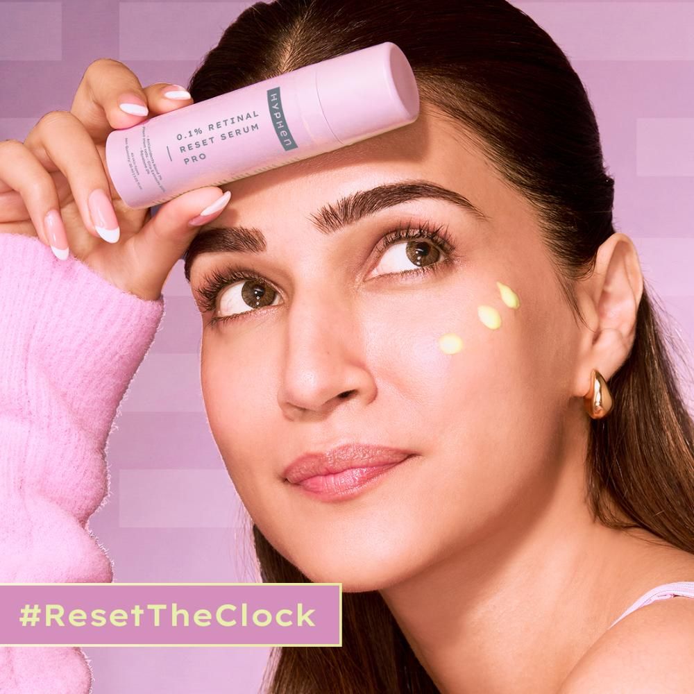 Hyphen By Kriti Sanon 0.1% Retinal Reset Serum Pro Anti Ageing Face Serum, Reduces Fine Lines & Wrinkles, Boosts Collagen | Grocsy