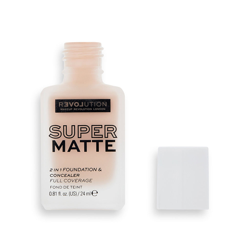 Makeup Revolution Relove Supermatte Foundation - F4 | Grocsy