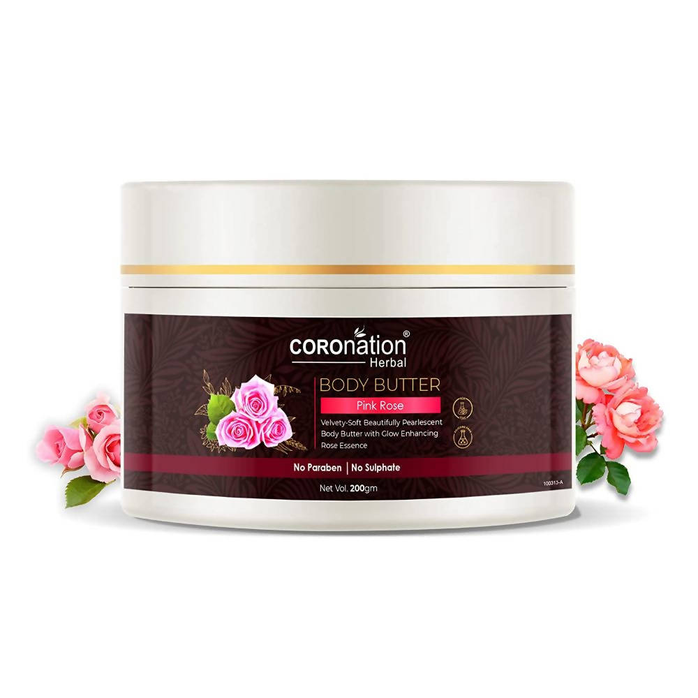 Coronation Herbal Pink Rose Body Butter | Grocsy