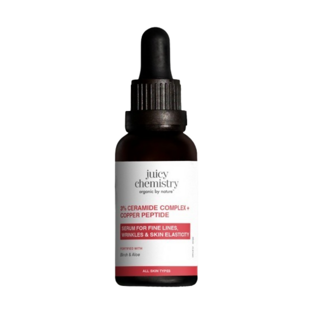 Juicy Chemistry 3% Ceramide Complex + Copper Peptide Face Serum | Grocsy