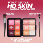 MAKE UP FOR EVER HD Skin Blush & Glow Palet | Grocsy