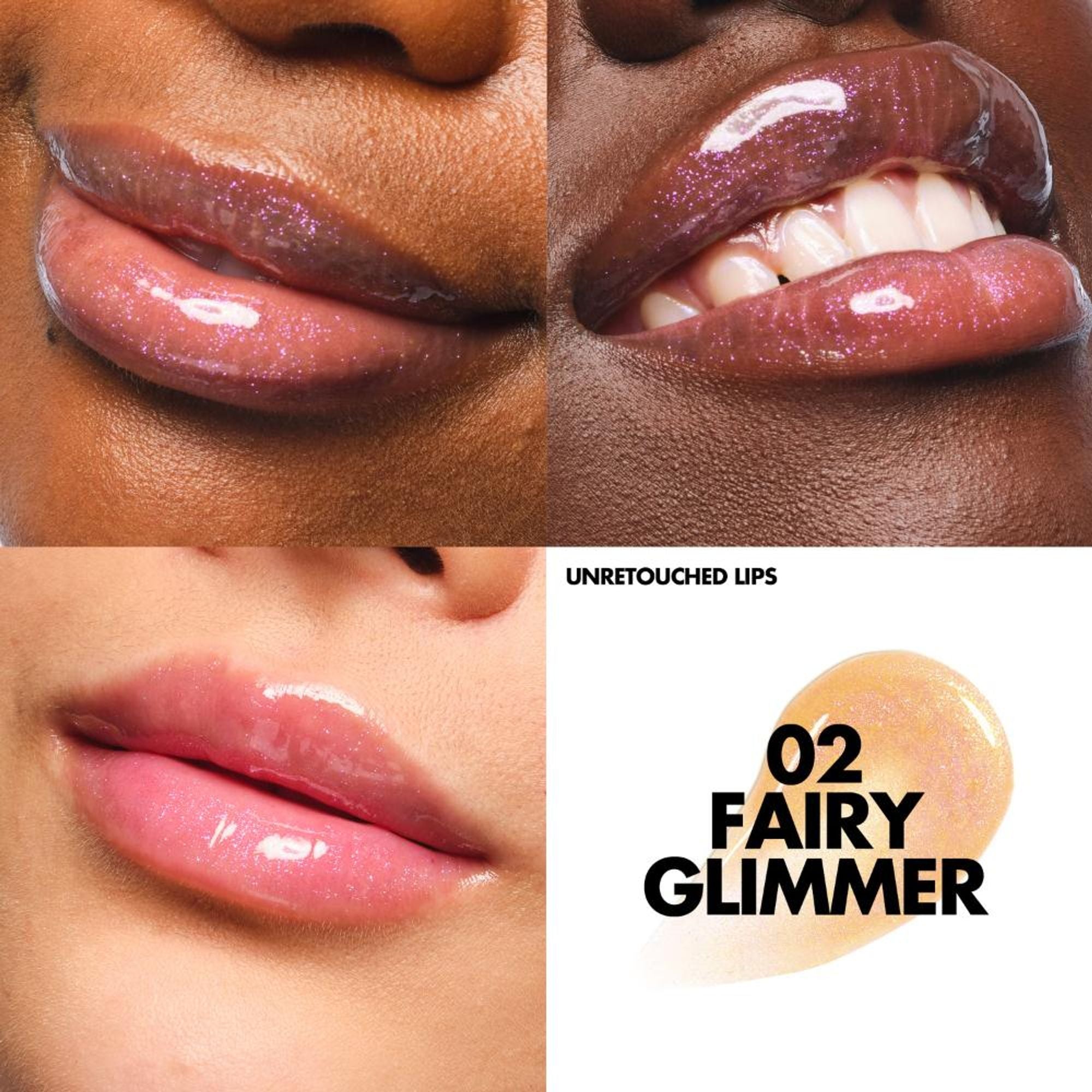 MAKE UP FOR EVER Super Boost Lip Gloss - 02 Fairy Glimmer | Grocsy