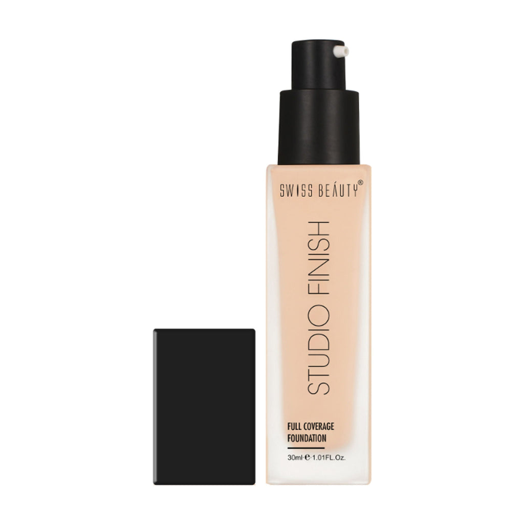 Swiss Beauty Studio Finish Full Coverage Foundation - Ivory Rose | Grocsy