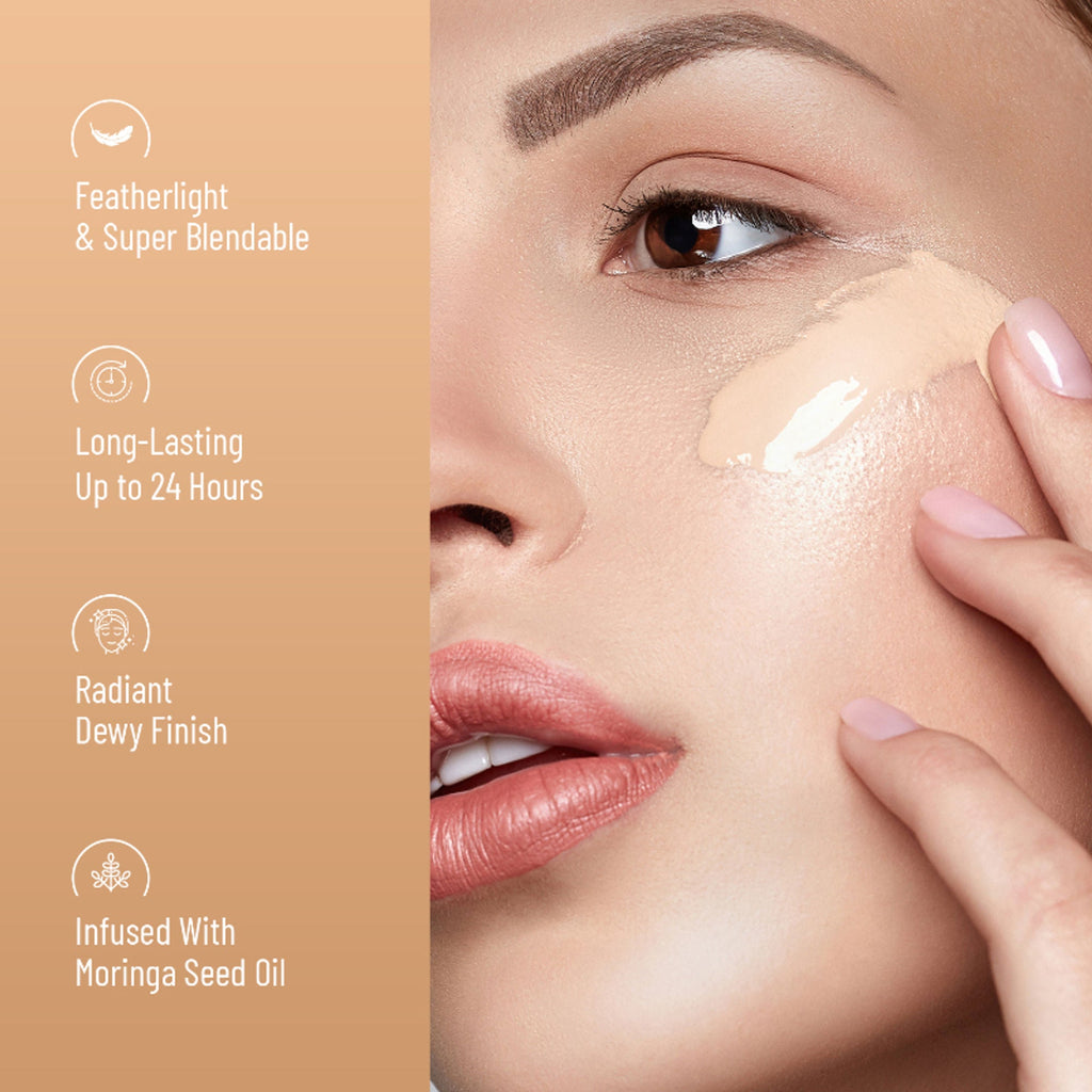 Swiss Beauty Studio Finish Full Coverage Foundation - Ivory Fair | Grocsy