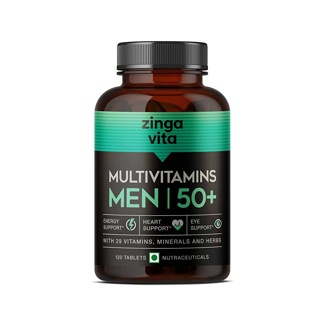 Zingavita Multivitamins Tablets for Men 50+ Age | Grocsy